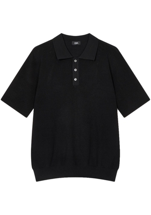 STUDIO TOMBOY knitted polo t-shirt - Black