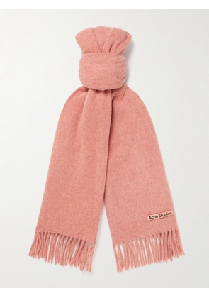 Acne Studios - Canada Fringed Wool Scarf - Men - Pink