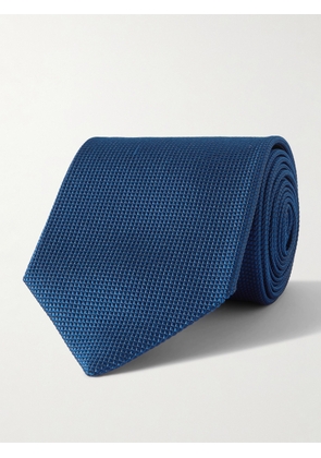 Charvet - 8cm Silk-Jacquard Tie - Men - Blue