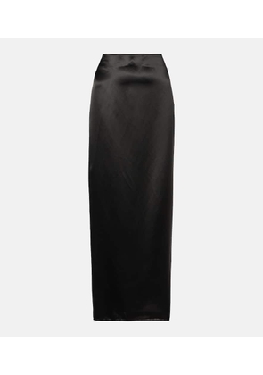 The Row Bartelle satin maxi skirt