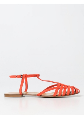 Flat Sandals ANNA F. Woman color Orange