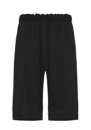 MM6 Maison Margiela Relaxed Short in Black - Black. Size 50 (also in ).
