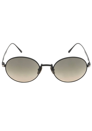 Persol Clear Gradient Grey Oval Titanium Unisex Sunglasses PO5001ST 800432 51