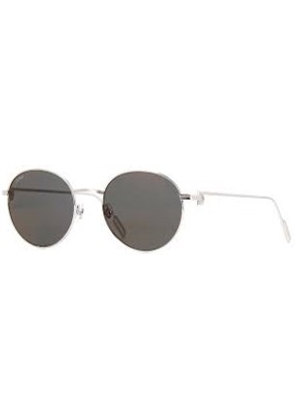 Cartier Grey Flash Round Unisex Sunglasses CT0249S 001 53