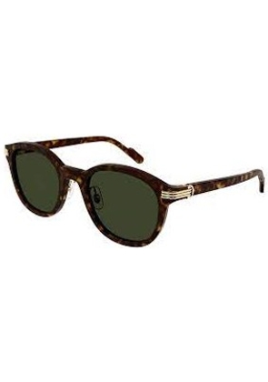 Cartier Green Oval Mens Sunglasses CT0302S 006 53