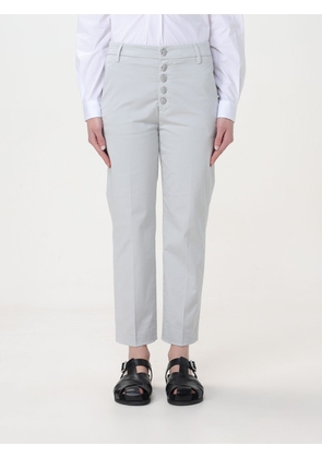 Pants DONDUP Woman color Grey