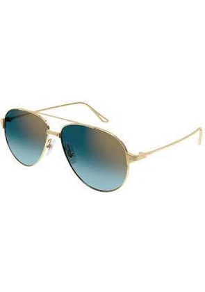 Cartier Blue Pilot Unisex Sunglasses CT0298S 004 57