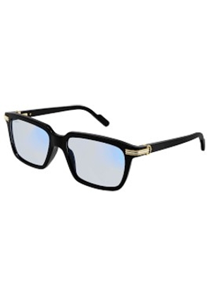 Cartier Blue Light Block Photochromatic Rectangular Mens Sunglasses CT0220S 006 55