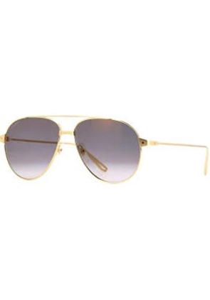 Cartier Grey Gradient Mirror Pilot Unisex Sunglasses CT0298S 001 57