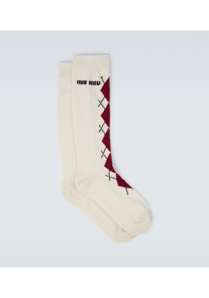 Miu Miu Wool and cashmere-blend socks