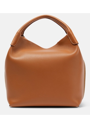 Loro Piana Bale leather shoulder bag