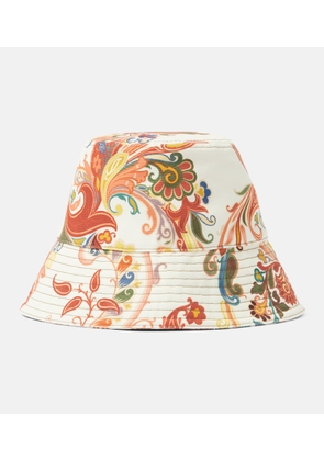 Etro Paisley cotton bucket hat