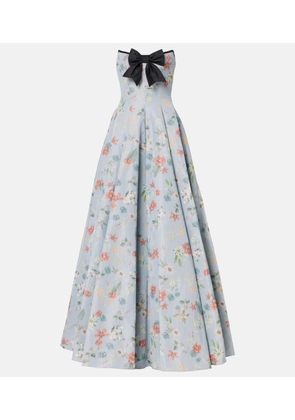Markarian Laila floral panelled gown