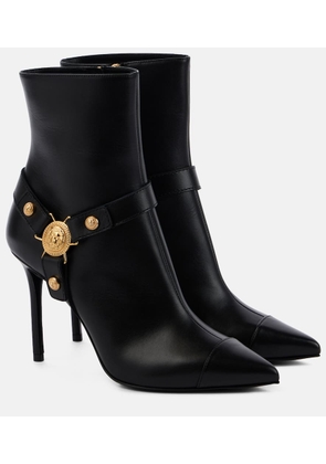 Balmain Eva leather ankle boots