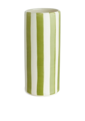 Stoneware Vase 23 cm - Green