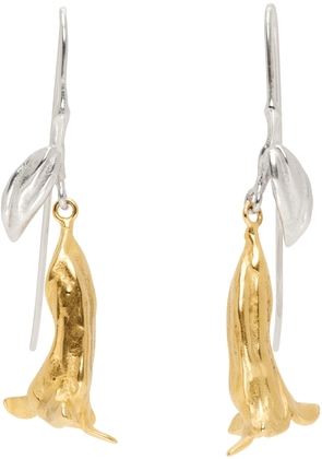 Marni Gold & Silver Flowers Earrings