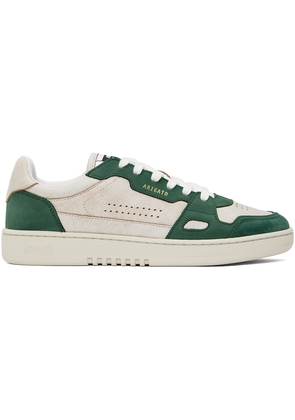 Axel Arigato Off-White & Green Dice Lo Sneakers