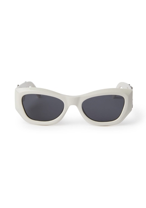 Palm Angels Canby White Sunglasses