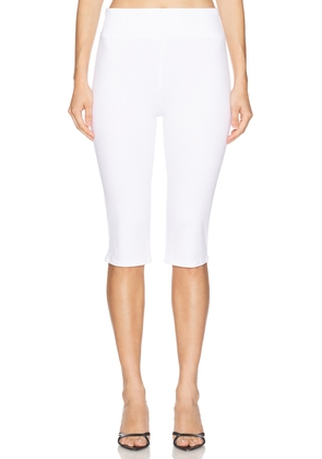 FRAME Jetset Capri Pants in White - White. Size 0 (also in 1, 2).