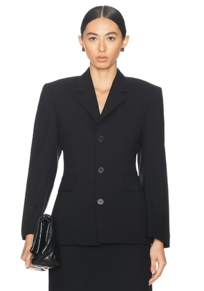 Balenciaga Hourglass Jacket in Black - Black. Size 38 (also in ).