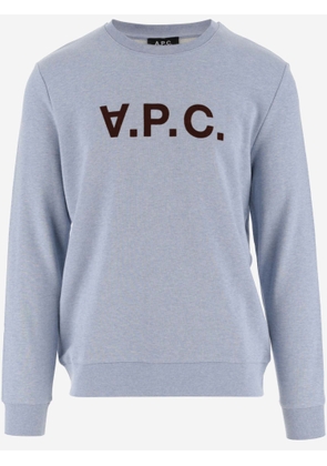 A. P.C. Logo Cotton Sweatshirt