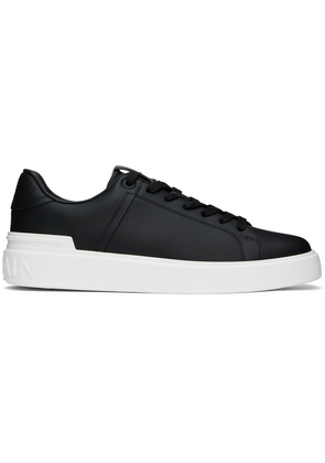 Balmain Black & White B-Court Leather Sneakers