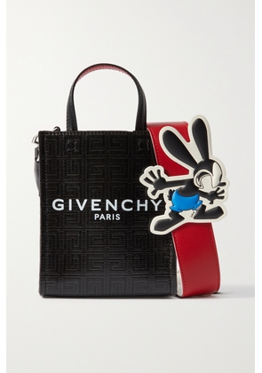 Givenchy - + Disney G-tote Oswald Mini Leather-trimmed Printed Coated-canvas Tote - Black - One size