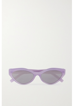 Givenchy - Cat-eye Acetate Sunglasses - Purple - One size