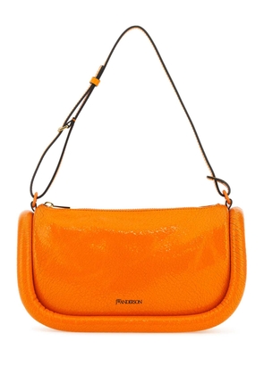 J. W. Anderson Fluo Orange Leather Bumper 15 Shoulder Bag
