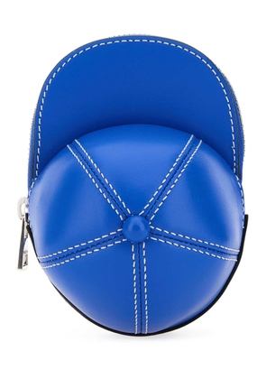 J. W. Anderson Blue Leather Mini Cap Crossbody Bag
