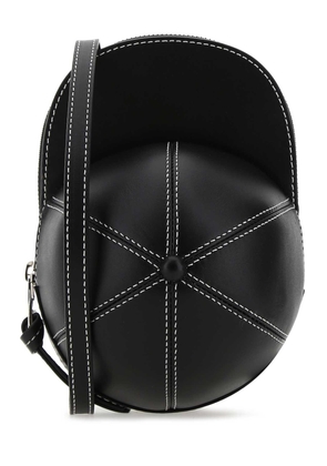 J. W. Anderson Black Leather Medium Cap Crossbody Bag