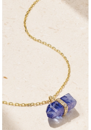 JIA JIA - 14-karat Gold, Tanzanite And Diamond Necklace - Blue - One size