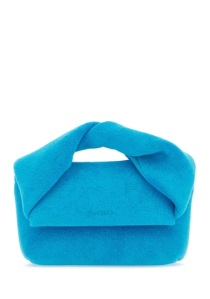 J. W. Anderson Turquoise Fabric Midi Twister Handbag