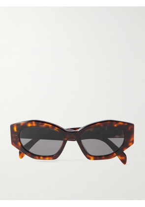 CELINE Eyewear - Triomphe Cat-eye Tortoiseshell Acetate Sunglasses - One size