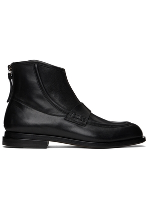 TAAKK SSENSE Exclusive Black Carnaby Morgan Zip-Up Boots