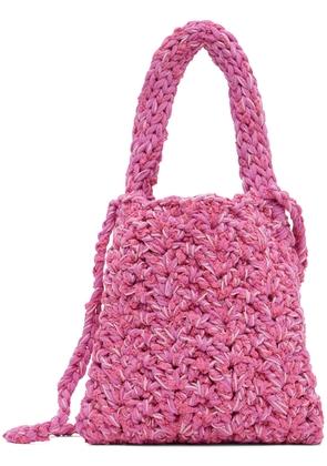 Marco Rambaldi Pink Crocheted Bag