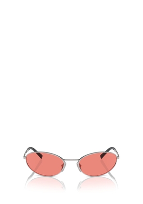 Prada Eyewear Pr A59s Silver Sunglasses