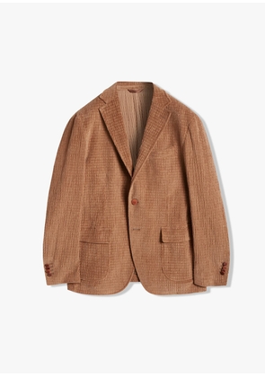 doppiaa Aabenzio Single-breasted Jacket With Patch Pockets