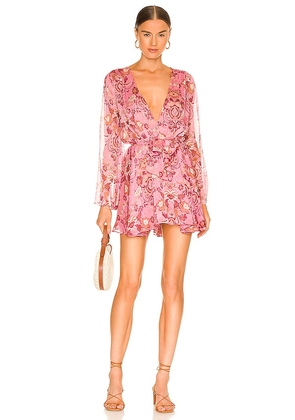 MISA Los Angeles Kaia Dress in Pink. Size XS.