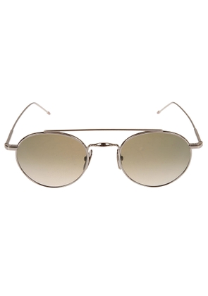 Thom Browne Top Bar Detail Round Frame Sunglasses