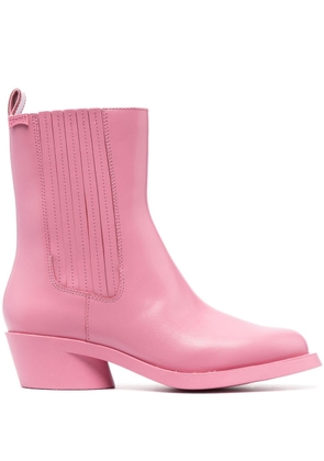 Camper Bonnie 60mm leather boots - Pink