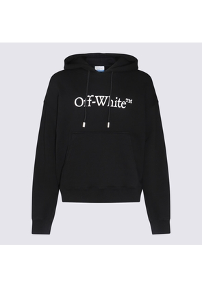Off-White Black Cotton Print Sweatshirt