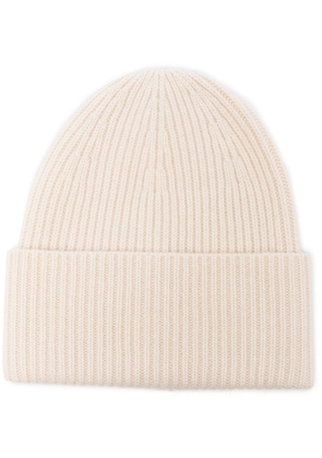 TOTEME ribbed knit beanie - Neutrals