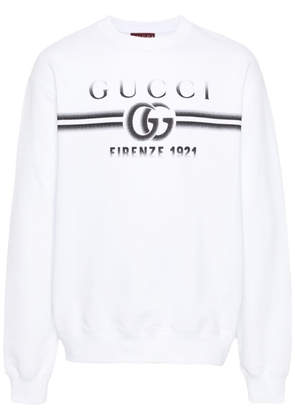 Gucci Double G cotton sweatshirt - White