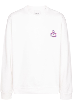 MARANT Mikoe embroidered.logo sweatshirt - White