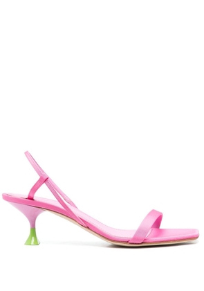 3juin Capri 60mm leather sandals - Pink
