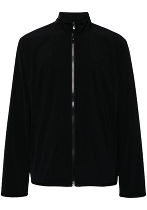 James Perse long-sleeve mock-neck jacket - Black