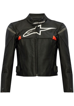 Balenciaga x Alpinestars Rsrv leather jacket - Black