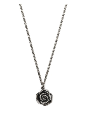 Emanuele Bicocchi floral-pendant sterling-silver necklace