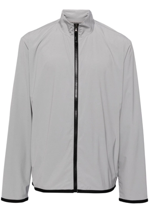 James Perse long-sleeve mock-neck jacket - Grey